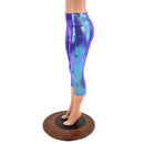 High Waist Side Pocket Capri Leggings in Moonstone - Coquetry Clothing