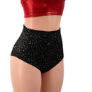 High Waist Siren Shorts in Star Noir - Coquetry Clothing