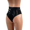 High Waist Siren Shorts with Moon and Stars and Brazilian Cut Leg - 6