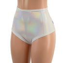High Waist Siren Shorts with Paw Prints - Coquetry Clothing