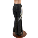 High Waist Solar Flares with Bolts - Coquetry Clothing