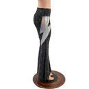 High Waist Solar Flares with Bolts - Coquetry Clothing