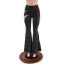 High Waist Solar Flares with Bolts - Coquetry Clothing
