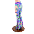 High Waist Solar Flares with Triple Cutouts and O - rings - Coquetry Clothing