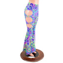 High Waist Solar Flares with Triple Cutouts and O - rings - Coquetry Clothing