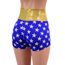 High Waist Super Hero Shorts - Coquetry Clothing