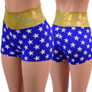 High Waist Super Hero Shorts - Coquetry Clothing