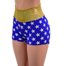 High Waist Super Hero Shorts - Coquetry Clothing
