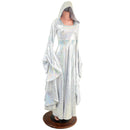 Hooded Marian Gown with Sorceress Sleeves - Coquetry Clothing