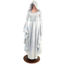 Hooded Marian Gown with Sorceress Sleeves - Coquetry Clothing