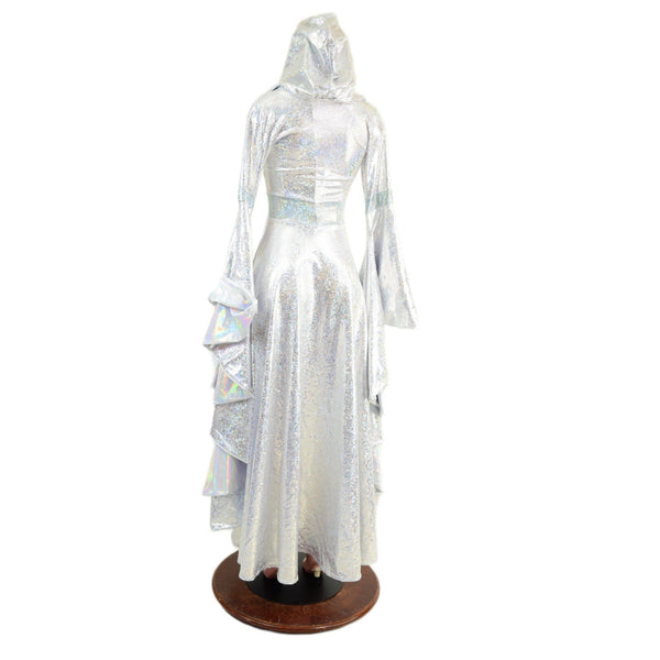 Hooded Marian Gown with Sorceress Sleeves - 3