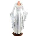 Hooded Marian Gown with Sorceress Sleeves - 7