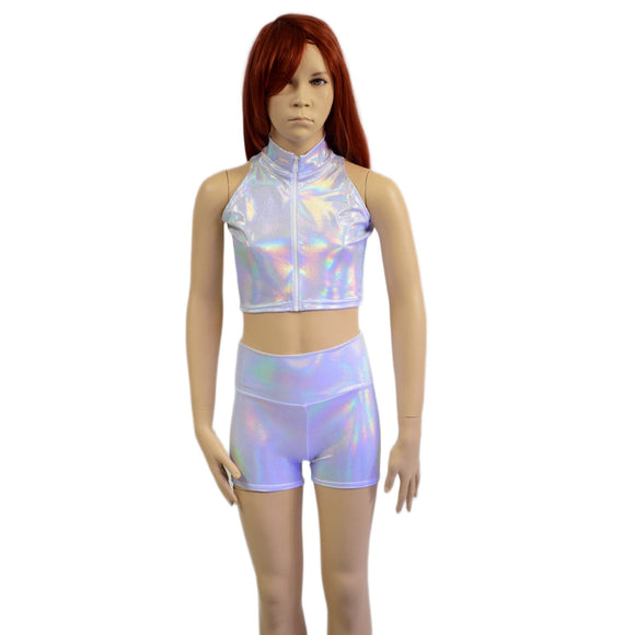 Kids 7 Ready to Ship 2PC Demon Hunter Set in Flashbulb - Coquetry Clothing