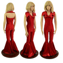 Kids Bell Bottom, Backless, Showtime Collar Catsuit - Coquetry Clothing