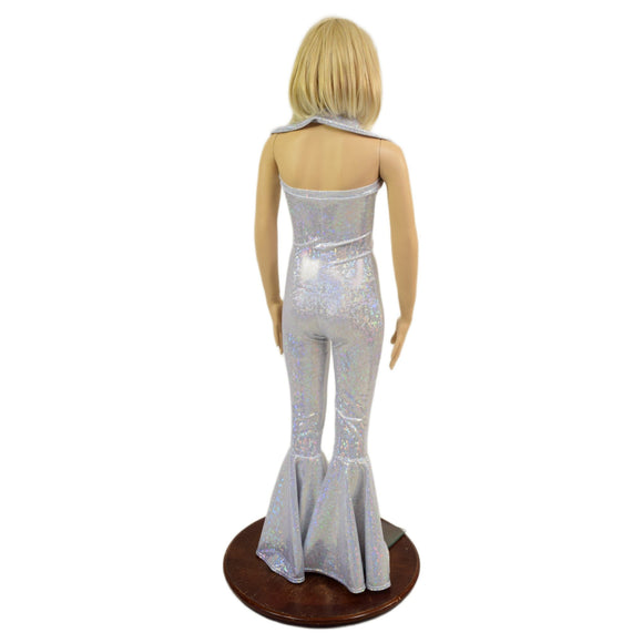 Kids Bell Bottom, Backless, Showtime Collar Catsuit - Coquetry Clothing