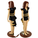 Kids Gold and Black Tuxedo Style Romper - Coquetry Clothing