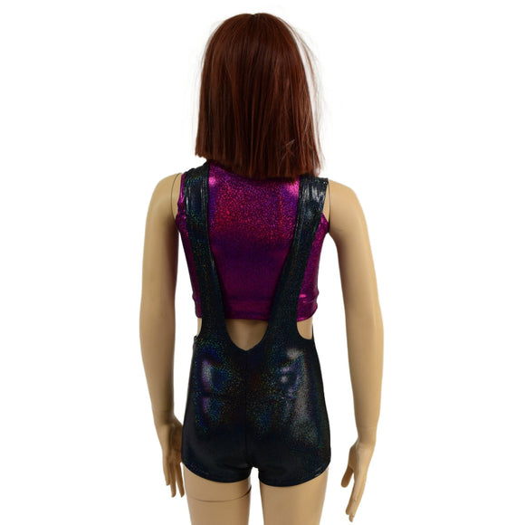 Kids Suspender Romper - Coquetry Clothing