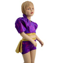 Kids Victoria Puffed Sleeve Crop Top and Ruffle Rump Shorts Set - Coquetry Clothing