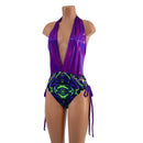Lace Up Hip Josie Romper - Coquetry Clothing