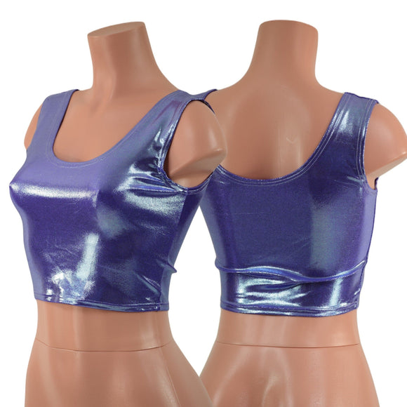 Lavender Ice Crop Tank READY to SHIP - Coquetry Clothing