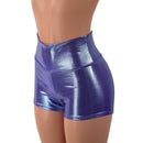 Lavender Ice High Waist Shorts - Coquetry Clothing