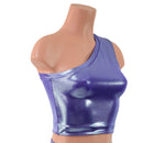 Lavender Ice One Shoulder Crop Top - Coquetry Clothing