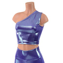Lavender Ice One Shoulder Crop Top - Coquetry Clothing
