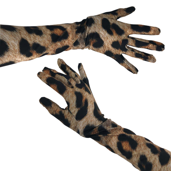 Leopard Print Gloves - Coquetry Clothing