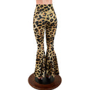 Leopard Print High Waist Bell Bottom Flares - Coquetry Clothing