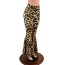 Leopard Print High Waist Bell Bottom Flares - Coquetry Clothing