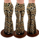 Leopard Print High Waist Solar Flares - Coquetry Clothing