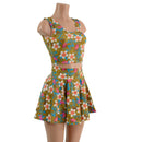 Lets Have a Tikki Skirt, Bike Shorts, or Crop Tank READY to SHIP - Coquetry Clothing