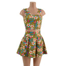 Lets Have a Tikki Skirt, Bike Shorts, or Crop Tank READY to SHIP - Coquetry Clothing