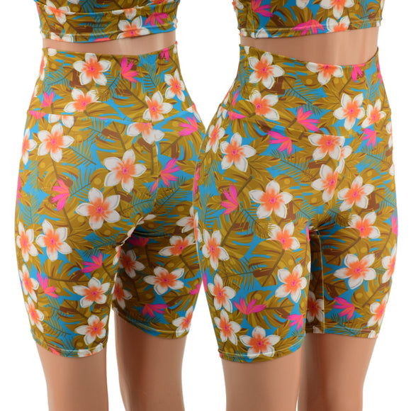 Lets Have a Tikki Skirt, Bike Shorts, or Crop Tank READY to SHIP - Coquetry Clothing