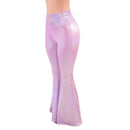 Lilac Holographic High Waist Solar Flares - Coquetry Clothing