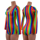 Long Sleeve Rainbow Romper - Coquetry Clothing