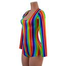 Long Sleeve Rainbow Romper - Coquetry Clothing