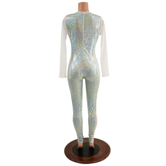 Long Sleeve Side Panel Catsuit - Coquetry Clothing
