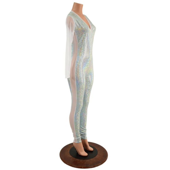 Long Sleeve Side Panel Catsuit - Coquetry Clothing