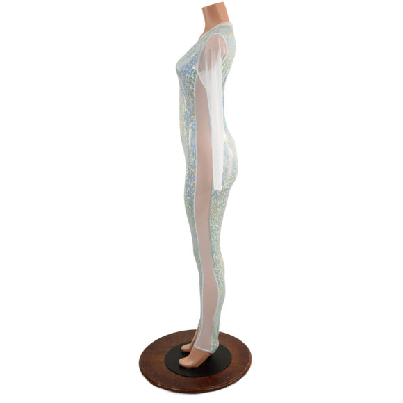 Long Sleeve Side Panel Catsuit - Coquetry Clothing
