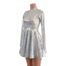Long Sleeve Skater Dress with Stella Collar - Coquetry Clothing