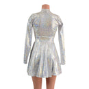 Long Sleeve Skater Dress with Stella Collar - Coquetry Clothing