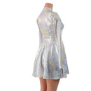 Long Sleeve Skater Dress with Stella Collar - Coquetry Clothing