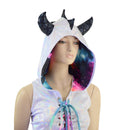Lost Lands 2PC Dragon Horned Lace Up Set - Coquetry Clothing