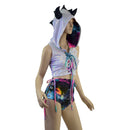 Lost Lands 2PC Dragon Horned Lace Up Set - Coquetry Clothing