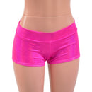 Lowrise Shorts in Neon Pink Sparkly Jewel - Coquetry Clothing
