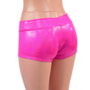 Lowrise Shorts in Neon Pink Sparkly Jewel - Coquetry Clothing