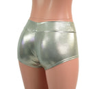 Lowrise Shorts in Platinum Metallic - Coquetry Clothing