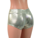 Lowrise Shorts in Platinum Metallic - Coquetry Clothing