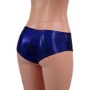 Lowrise Siren Shorts in Blue Sparkly Jewel - Coquetry Clothing